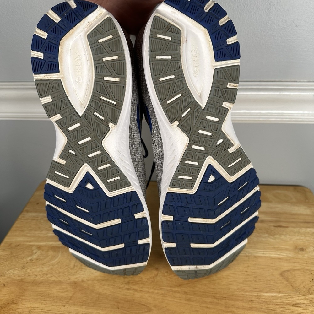 Men's Brooks Launch 6 (1102971D081) Gray/Blue Shoes Sneakers Size 11.5 - Picture 7 of 10